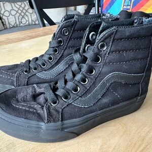 Vans kids sk8 high top zip Black High-Top Sneakers